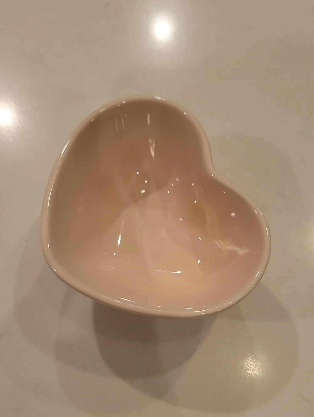 Le Creuset Peche Little Heart Trinket Dish
